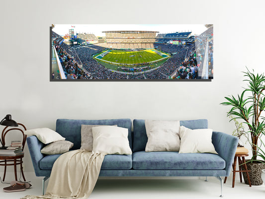 Lincoln Financial Field Game-Day Panoramic Metal Print — Philadelphia Football (Aluminum Wall Art)
